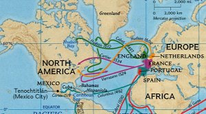 European Explloration Map